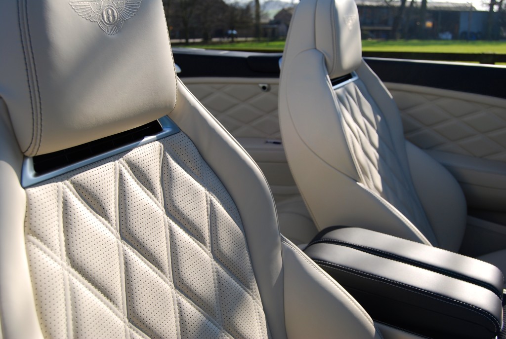 Bentley Continental GT V8 Diamond stitch seats