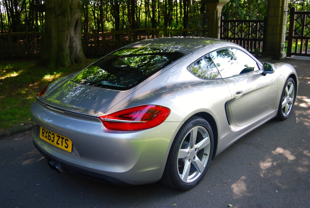 Porsche Cayman rear quarter