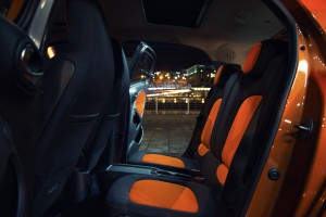 new smart forfour rear seats