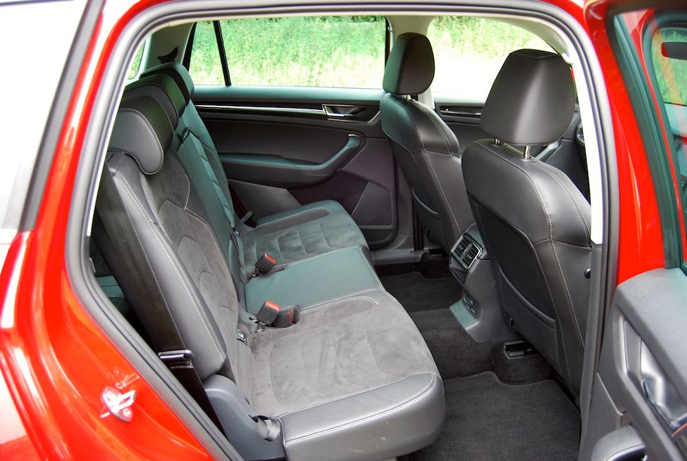 Skoda Kodiaq rear seats