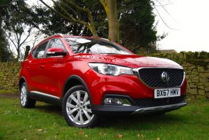 mg zs red front side