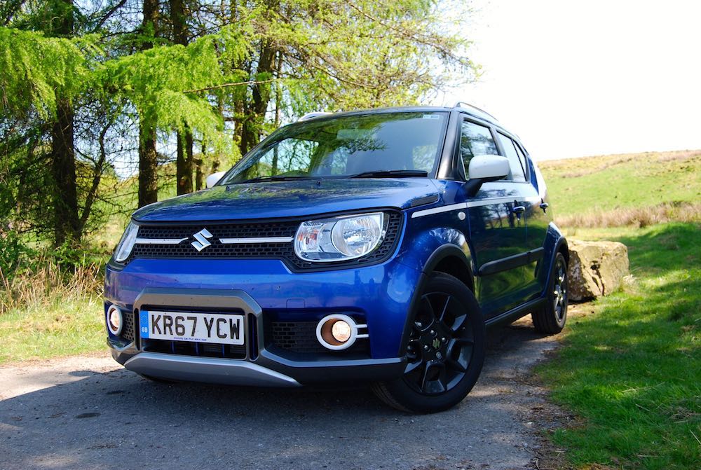 suzuki ignis adventure blue front side