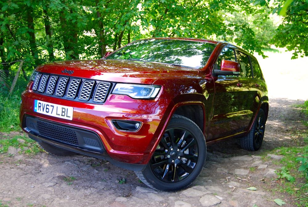 jeep grand cherokee night eagle velvet red front side