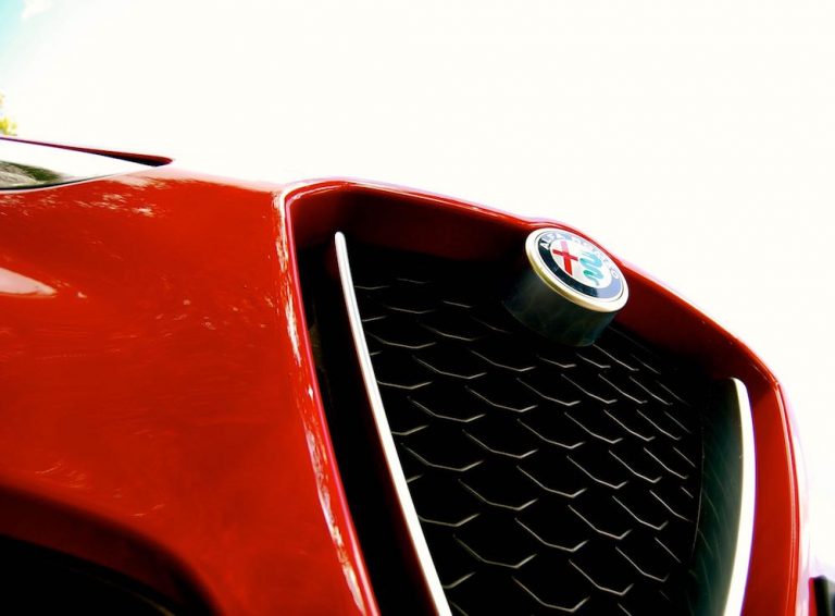 Alfa Romeo Stelvio Grille Red Review Roadtest Driving Torque