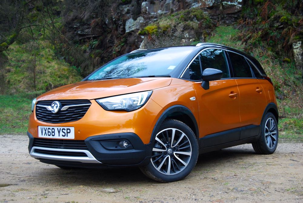 vauxhall crossland x front side orange review roadtest