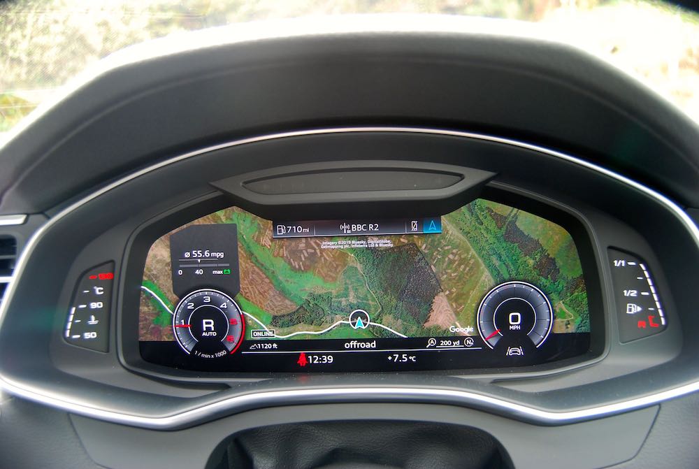 2019 Audi A6 Avant 3d satnav dashboard review roadtest