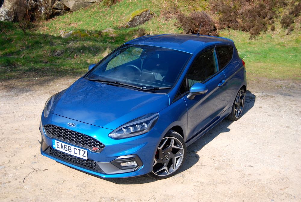 2019 ford fiesta st blue front high review roadtest