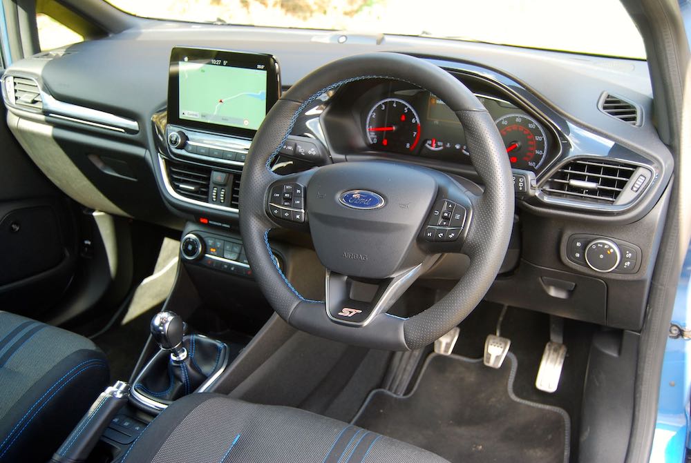 2019 ford fiesta st interior cabin review roadtest