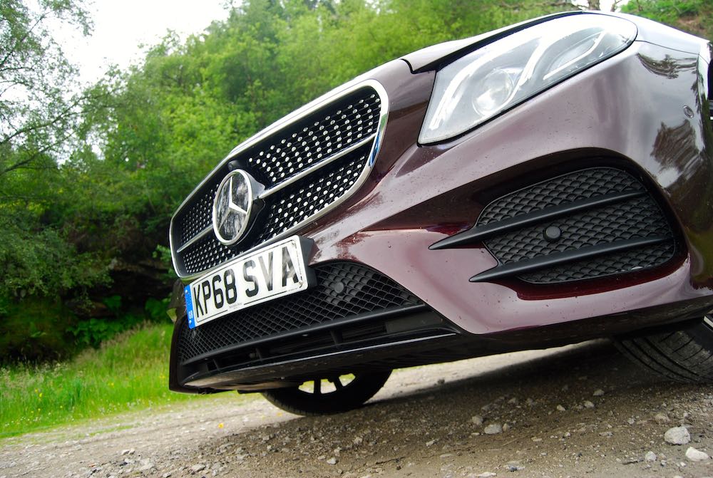 2019 mercedes benz e400d coupe front grille red review roadtest