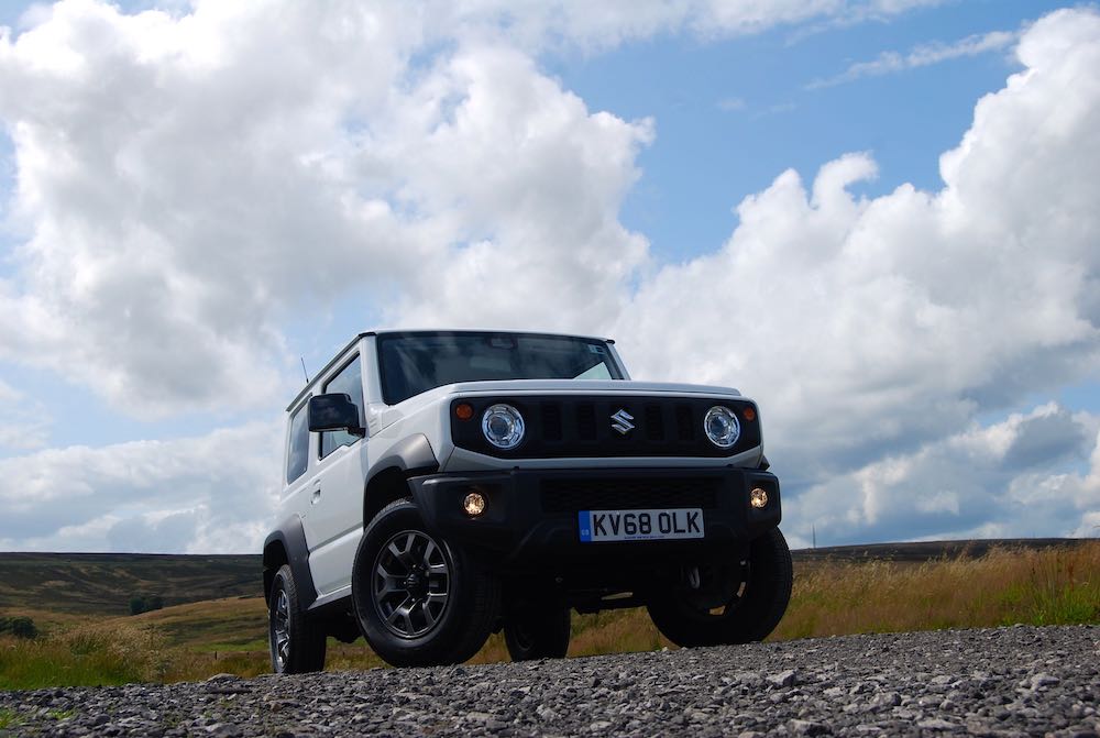 2019 suzuki jimny white front low review roadtest