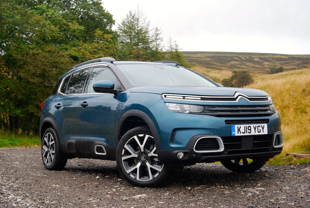 2019 citroen c5 aircross blue front side review roadtest