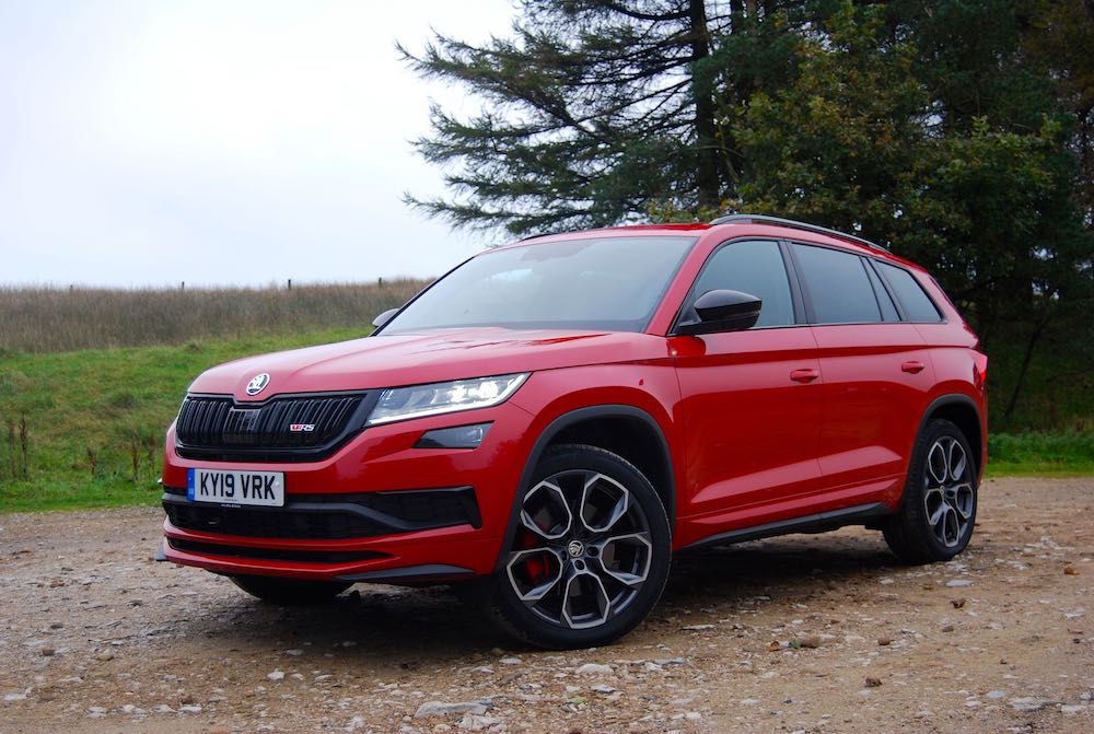 2019 skoda kodiaq vrs front side red review roadtest